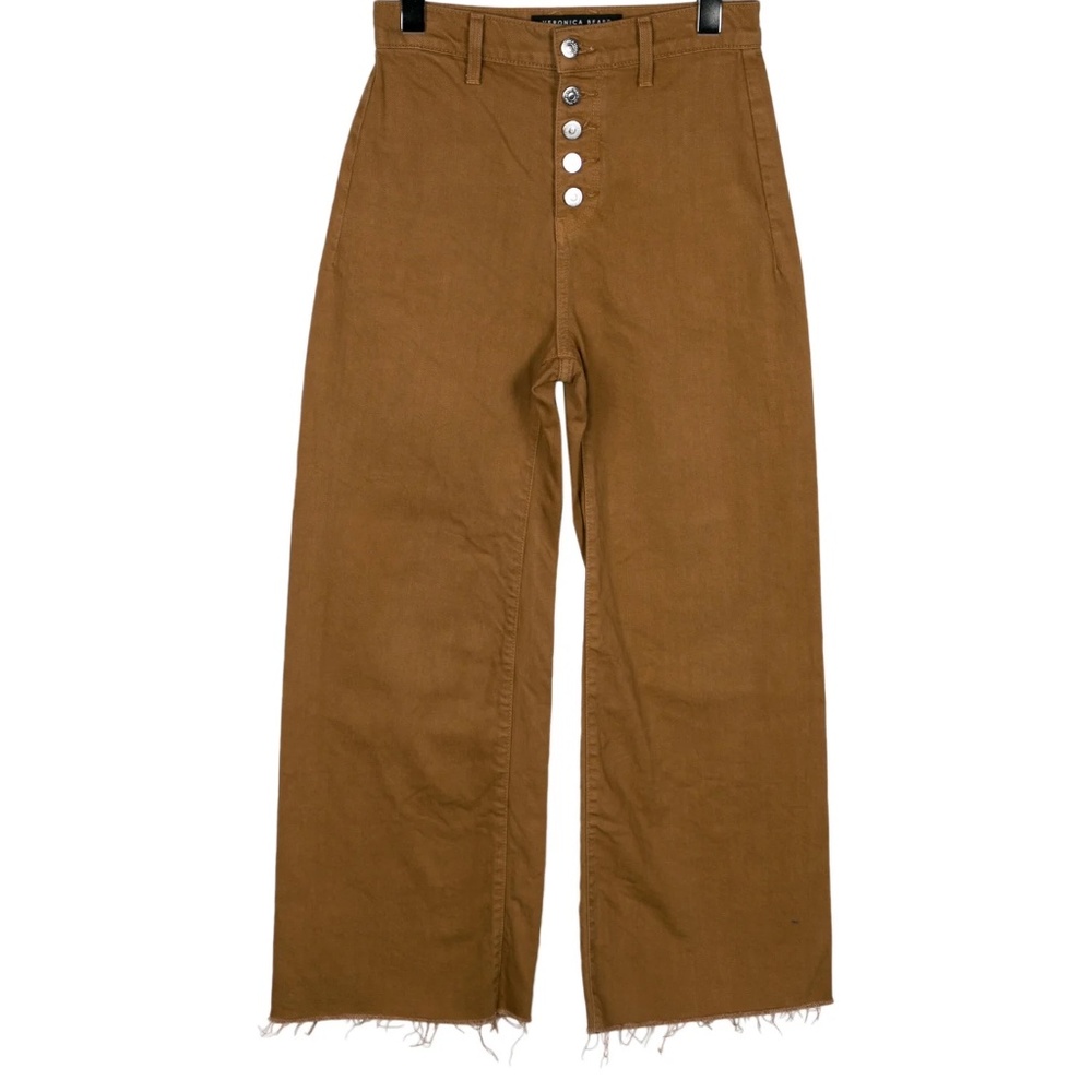 VERONICA BEARD High-Rise Wide Leg Jeans xs 25